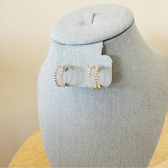 Sugarfix By BAUBLEBAR Crystal Beaded Double Hoop Earrings - Picture 3 of 6